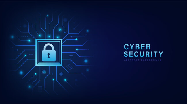 Internet digital security technology concept for business background. Data protection concept design for personal privacy, and cyber security. Shield With Keyhole icon, Vector, and Illustration.