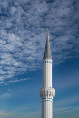 The minaret of the Büyük Çamlıca Mosque