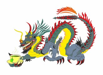 Dragon symbol of China № 8