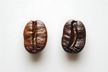 Close-Up of Roasted Arabica Coffee Beans