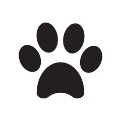 Paw icon . paw print sign and symbol. dog or cat paw. vector illustration.