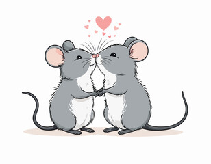 Rats in love