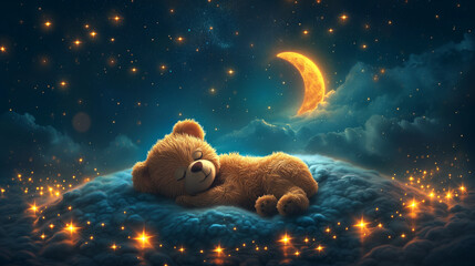 Sleeping Teddy Bear