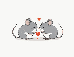Rats in love