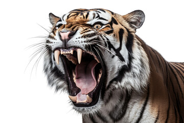 Jungle Symphony: The Echoes of a Roaring Tiger - obrazy, fototapety, plakaty