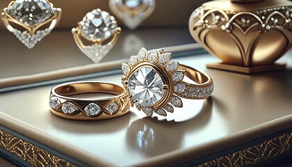 wedding ring with diamonds 