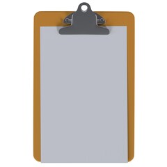 Clipboard isolated on white background
