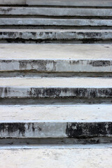Old grey concrete cement stairs