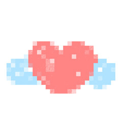 pixel heart puzzle