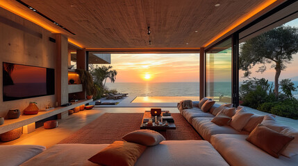 Fototapeta premium Stylish Smart Home. The Art of Modern Living