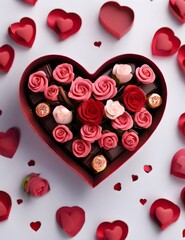 Heart-shaped chocolates to bouquets of roses