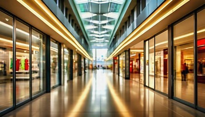 hallway in a shopping mall 