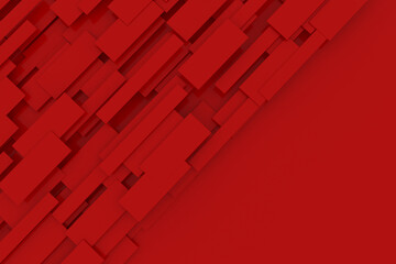 3d geometric  Backgrounds - Red & White 
