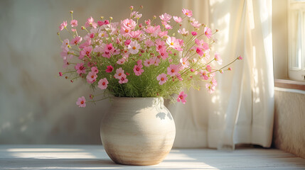 Flowers arranged in a vase