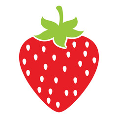 strawberry logo icon. logo or icon strawberry template design.
