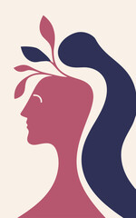 Abstract background poster. Good for fashion fabrics, postcards, email header, wallpaper, banner, events, covers, posters, advertising, and more. Women's day, mother's day background.