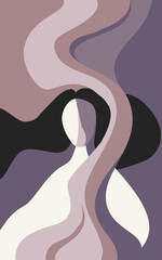 Abstract background poster. Good for fashion fabrics, postcards, email header, wallpaper, banner, events, covers, posters, advertising, and more. Women's day, mother's day background.