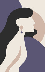 Abstract background poster. Good for fashion fabrics, postcards, email header, wallpaper, banner, events, covers, posters, advertising, and more. Women's day, mother's day background.