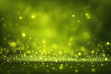Obraz premium Olive glow particle