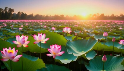 lotus flower in the pond