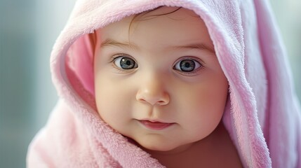 baby in a towel