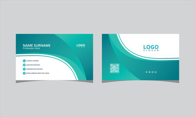 Modern & stylish card template design for business vactor file illustration design template.