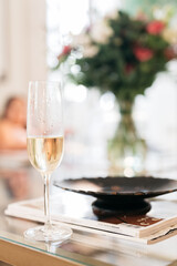 glasses of champagne