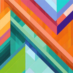 Obraz premium abstract colorful geometric retro background
