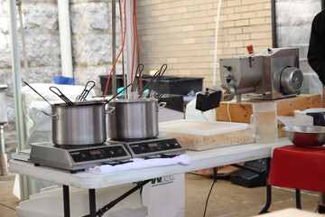 Festivities and Italian foods from vendors at the Italian Festival in downtown Columbus, Ohio. 
