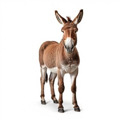 Fototapeta premium donkey isolated on white