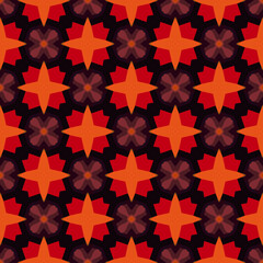 simple abstract flolar batik indian block