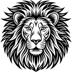 lion head vector