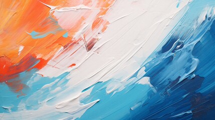 A close-up of a canvas with textured brushstrokes.