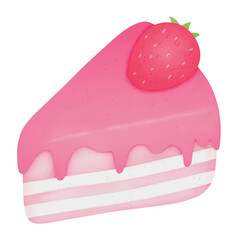 Strawberry Cake Clip Art Valentine's Day Ideas