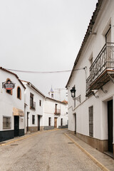 Old European street in Spain