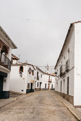 Fototapeta na wymiar street in the old town of Spanish city