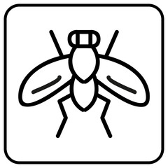 Insects on car vector icon