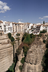 Fototapeta na wymiar City buildings in Ronda Spain Malaga Andalucia