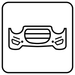 car plastics vector icon
