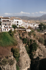 Obraz premium village in the mountains