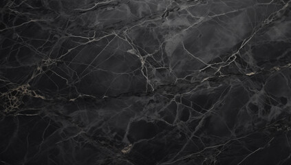 Black marble stone texture background, abstract nature wallpaper