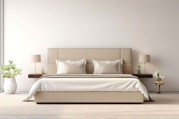 Fototapeta na wymiar modern bed room. 