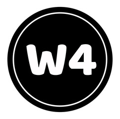 W4 brand name icon