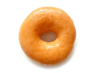 Delicious glazed donut