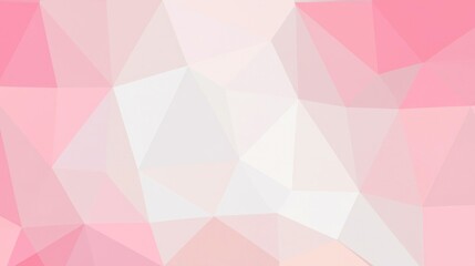 Obraz premium abstract geometric pink background, soft pink background with triangles