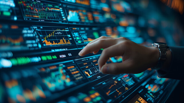 digital interface, computing, stock market