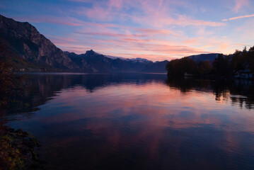 Evening at austrian Lake