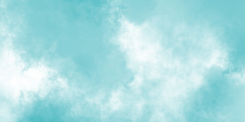 Cirrus Clouds in a Blue Sky blue sky with cloud closeup background. Abstract blue sky Watercolor background, Illustration, texture for design. hand painted abstract art blue watercolor background