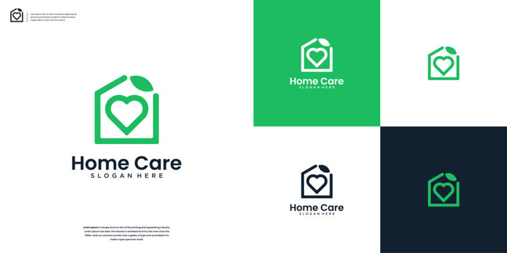 Minimalist beauty home care logo design