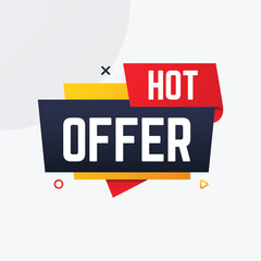 hot offer promotional banner design